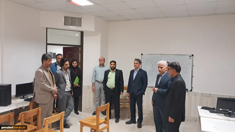 بازدید ریاست محترم دانشگاه ملی مهارت استان خراسان رضوی از آموزشکده گناباد  10
