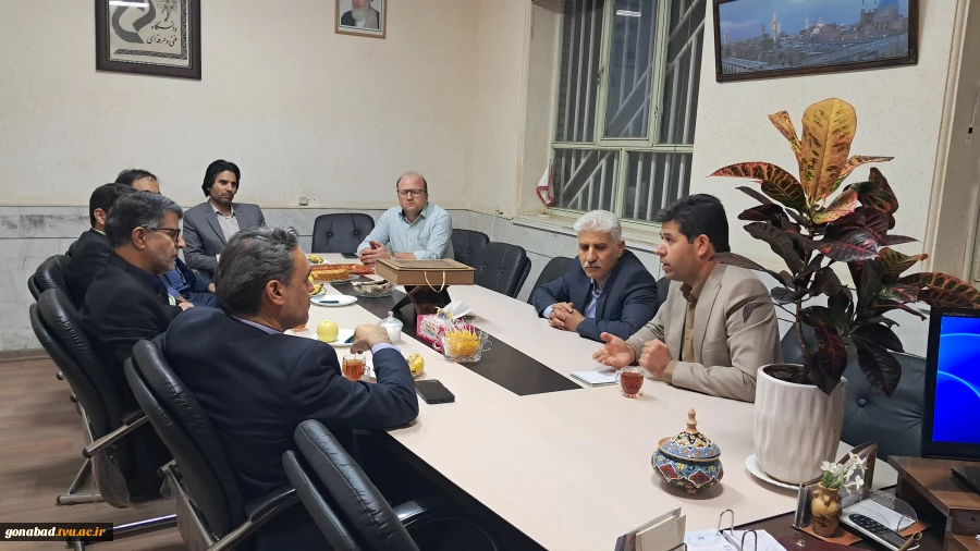 بازدید ریاست محترم دانشگاه ملی مهارت استان خراسان رضوی از آموزشکده گناباد  13